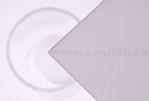 Pískované Difúzne pieskované plexisklo Plexiglas Satinice DF   (hrúbka: 3 mm, farba: číra, kód farby: 0D010 DF, šírka: 2050 mm, dĺžka: 3050 mm)  