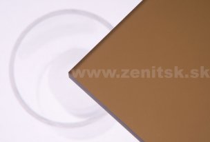 Pieskované plexisklo Plexiglas Satinice DC   (hrúbka: 6 mm, farba: hnedá, kód farby: 8C01 DC Terra, šírka: 2030 mm, dĺžka: 3050 mm)  