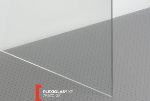 Extrudované plexisklo XT farebné   (hrúbka: 3 mm, farba: šedá, kód farby: 7A670, šírka: 2050 mm, dĺžka: 3050 mm)  
