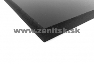 Penená PVC doska Palight   (hrúbka: 19 mm, farba: čierna, kód farby: ST-90, šírka: 1560 mm, dĺžka: 3050 mm)  