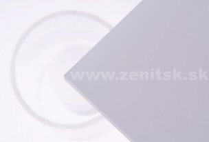 Pieskované plexisklo Plexiglas Satinice DC   (hrúbka: 6 mm, farba: biela, kód farby: WH02 DC Coconut, šírka: 2030 mm, dĺžka: 3050 mm)  