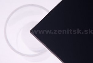 Pieskované plexisklo Plexiglas Satinice DC   (hrúbka: 6 mm, farba: šedá, kód farby: 7C17 DC Carbon, šírka: 2030 mm, dĺžka: 3050 mm)  