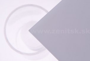 Pieskované plexisklo Plexiglas Satinice SC   (hrúbka: 3 mm, farba: biela, kód farby: WH02 SC, šírka: 1520 mm, dĺžka: 2030 mm)  