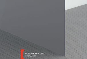 Plexisklo Plexiglas LED (nasvietenie plochou)   (hrúbka: 3 mm, farba: Black&white, kód farby: 9H001, šírka: 2030 mm, dĺžka: 3050 mm, výrobná technológia: Liate)  