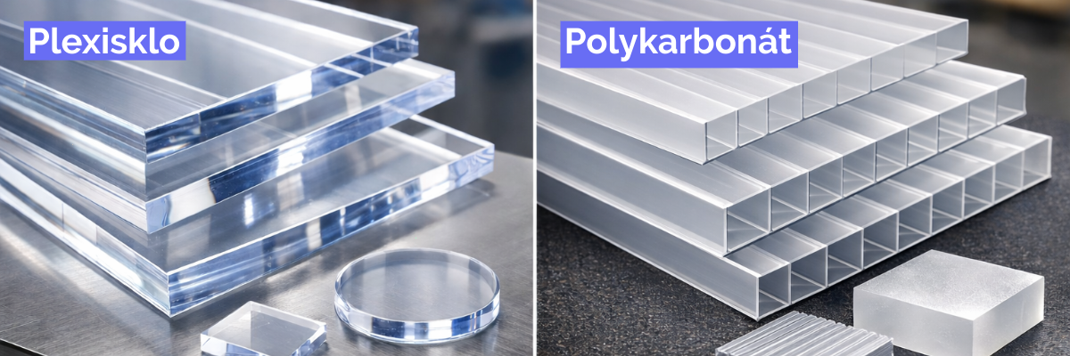 Porovnanie plexiskla a polykarbonátu