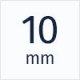 Pre hrúbku 10mm
