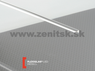 Guľatá tyč Plexiglas LED svetlovodivá 8mm 0E011 L   (dĺžka: 2000 mm) 