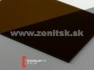Hnedé (dymové) plexisklo Plexiglas GS 3mm 8C01 (priep. 16%)...
