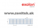 Komôrkový polykarbonát Exolon 7/16 BF opál <br/><span...