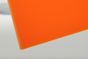 Liate plexisklo GS farebné   (hrúbka: 3 mm, farba: oranžová, kód farby: 2H02, šírka: 2030 mm, dĺžka: 3050 mm)  