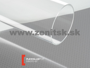 Rúra Plexiglas XT 70/60 číra 0A070   (dĺžka: 2000 mm) 