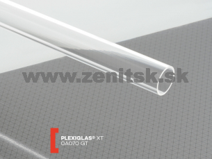 Rúra Plexiglas XT 30/26 číra 0A070   (dĺžka: 2000 mm) 