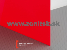 Červené plexisklo Plexiglas GS 3mm 3H25 (priep. 4%) <br/><span...