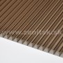 Komôrkový polykarbonát StartLine (Frost) 2/10 so štruktúrou  , 10 mm , bronz / hnedá / dymová , 2100 mm , 2000 mm