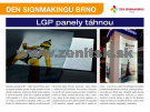 Al U profil BASIC pro LED LGP svetelný panel jednostranný 8x50mm...