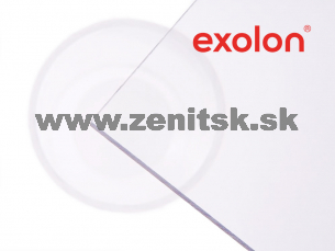 Plný polykarbonát Exolon mono 2UV číry 4mm