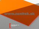 Oranžové plexisklo Plexiglas GS 3mm 2C04 (priep. 39%) <br/><span...