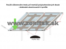 schema použití - komůrkové a plné desky