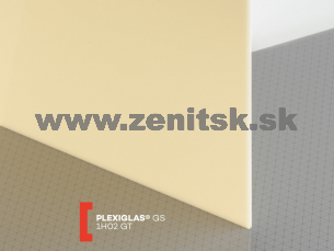 Krémové plexisklo Plexiglas GS 3mm 1H02 (priep. 27%)