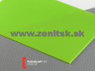 Zelené plexisklo Plexiglas GS 3mm 6H02 (priep. 12%) <br/><span...