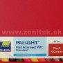 Penená PVC doska Palight  , 3 mm , červená , ST-50 , 1220 mm , 2440 mm      