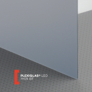 Plexisklo Plexiglas LED (nasvietenie plochou)  , 3 mm , Black&white , 7H25 , 2030 mm , 3050 mm    , Liate
