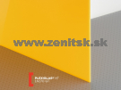 Žlté plexisklo Plexiglas XT 3mm 1N270 (priep. 17%) <br/><span...