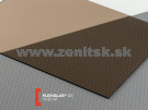 Hnedé (dymové) plexisklo Plexiglas GS 10mm 7C22 (priep. 56%)...