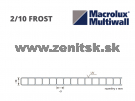 Komôrkový polykarbonát Frost 2/10 číry <br/><span...