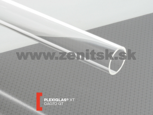 Rúra Plexiglas XT 40/34 číra 0A070   (dĺžka: 2000 mm) 