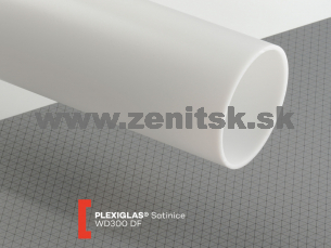 Rúra Plexiglas Satinice 150/144 opál WD300 DF   (dĺžka: 2000 mm) 