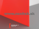 Červené plexisklo Plexiglas XT 3mm 3N570 (priep. 2%) <br/><span...