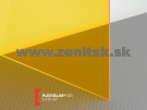 Žlté plexisklo Plexiglas GS 3mm 1C33 (priep. 63%) <br/><span...