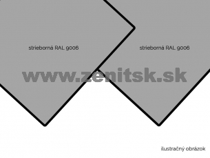 ZenitBOND 3mm Al 0,3 strieborný RAL9006 / strieborný RAL9006