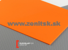 Oranžové plexisklo Plexiglas GS 3mm 2H02 (priep. 6%) <br/><span...