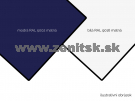 ZenitBOND 3mm Al 0,3 modrý mat RAL5002 / biela mat RAL9016...