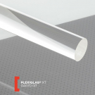 Guľatá tyč Plexiglas XT  , 25 mm , číra , 0A070 , 2000 mm     