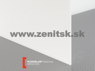Pieskované plexisklo Plexiglas Satinice 6mm opál WH02 DC (coconut)   (šírka: 2030 mm, dĺžka: 3050 mm) 