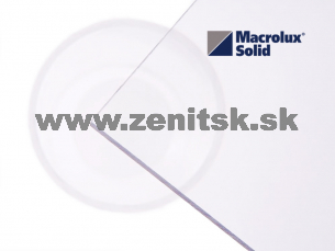 Plný polykarbonát Macrolux mono 2UV číry 6mm