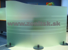 Pieskované plexisklo Plexiglas Satinice 6mm zelená 6C03 DC (ice...