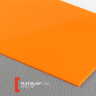 Plexisklo Plexiglas LED (nasvietenie plochou)  , 3 mm , oranžová , 2H41 , 2030 mm , 3050 mm    , Liate