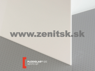 Opálové plexisklo Plexiglas GS 8mm WH73 (priep. 23%)   (šírka: 2030 mm, dĺžka: 3050 mm) 