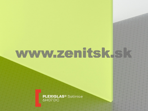 Pieskované plexisklo Plexiglas Satinice 6mm zelená 6H07 DC (kiwi)   (šírka: 1520 mm, dĺžka: 2030 mm) 