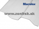 Trapézová polykarbonátová doska 76/18 číra hladká Macrolux 0,8mm...