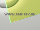 Fluorescentné zelené plexisklo Plexiglas FLUORESCENT 3mm 6C02...