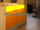 Pieskované plexisklo Plexiglas Satinice 6mm oranžová 2H08 DC...